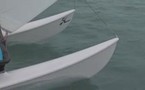 Tournage TV : le Hobie cat sur la côte blanche