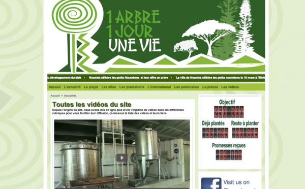 Les videos 2012 du programme "Un arbre, un jour,une vie"